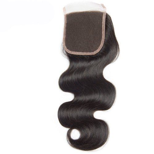 7A 4x4 Lace Closure Body Wave 100% Human Virgin Brazilian Remy Hair
