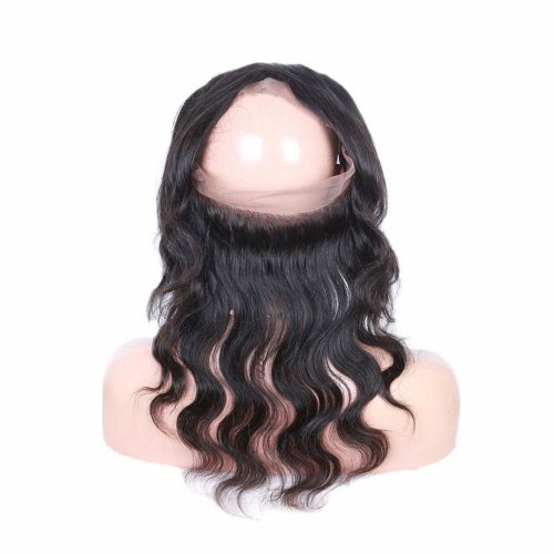 7A 360 Lace Frontal Closure Body Wave Human Brazilian Remy Virgin Hair