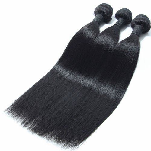 10A 3 Bundles Brazilian Straight Virgin Human Remy Hair Weave
