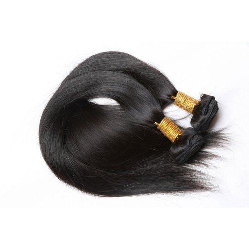 7A 2 Bundles Brazilian Straight Virgin Human Remy Hair Weave