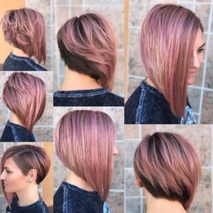 Pink Sleek Bob