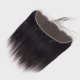 Straight 13x4 Transparent Lace Frontal Ear To Ear With Baby Hair Pre Plucked Brazilian Human Hair Remy Hair