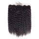 7A 13x4 Lace Frontal Closure Kinky Straight Human Virgin Brazilian Remy Hair