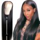 360 Lace Wig Straight Brazilian Frontal Human Hair Wigs For Black Women Pre-Plucked Baby Hair Remy
