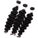 8A 3 Bundles Brazilian Loose Deep Virgin Human Remy Hair Weave