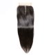 7A 4x4 Lace Closure Straight 100% Human Virgin Brazilian Remy Hair