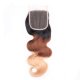 Ombre 1B/4/27 4x4 Lace Closure Body Wave Human Brazilian Remy Hair
