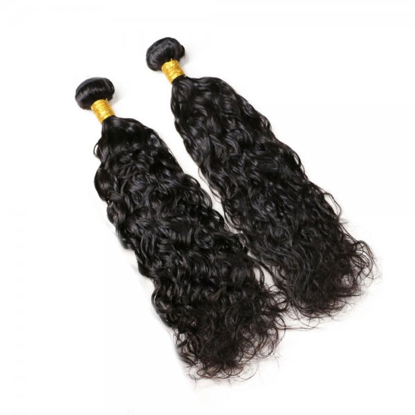 7A 2 Bundles Brazilian Natural Wave Virgin Human Remy Hair Weave