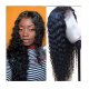 Lustrous And Cheap 360 Lace Wig Deep Wave Middle Part Lace Frontal Wigs Pre-Plucked Hairline Brazilian Human Hair