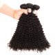 8A 3 Bundles Brazilian Kinky Curly Virgin Human Remy Hair Weave