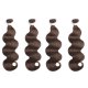 4 Bundles Dyed Brazilian Hair Extensions #4 Color Body Wave On Sale