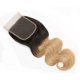 Ombre 1B/27 4x4 Lace Closure Body Wave Human Brazilian Remy Hair