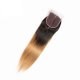 Ombre 1B/27 4x4 Lace Closure Straight Human Brazilian Remy Hair