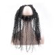 7A 360 Lace Frontal Closure Kinky Curly Human Brazilian Remy Virgin Hair