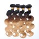 4 Bundles 1B/4/27 Ombre Brazilian Body Wave Human Remy Hair Weave