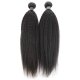 8A 2 Bundles Brazilian Kinky Straight Virgin Human Remy Hair Weave