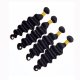 7A 4 Bundles Brazilian Loose Deep Virgin Human Remy Hair Weave