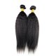 7A 2 Bundles Brazilian Kinky Straight Virgin Human Remy Hair Weave